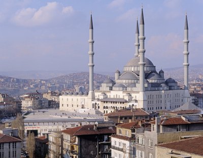 Vista della Moschea di Kocatepe da Unbekannt Unbekannt